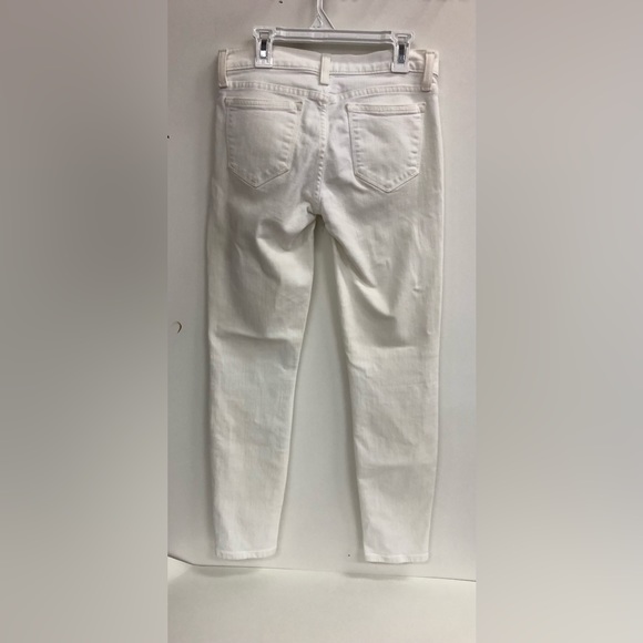 J CREW TOOTHPICK ANNKLE SKINNY OFF WHITE JEANS IN SIZE 25 - Picture 8 of 9
